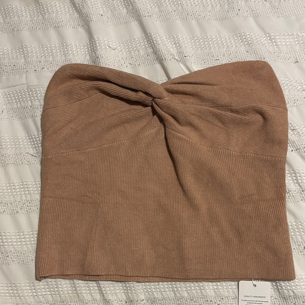 Elegant Tan Women's Top